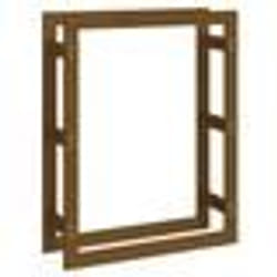 vidaXL Support de bois de chauffage Marron miel 80x25x100cm Pin massif