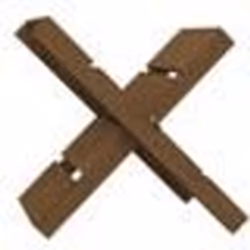 vidaXL Porte-bûches Marron miel 47x39,5x48 cm Bois massif de pin