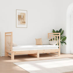 Vidaxl Lit Coulissant Sans Matelas 2x(90x190) Cm