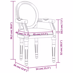 VidaXL 344481 chaise restaurant - Vue supplémentaire 8