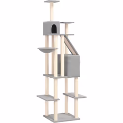 Avec cet arbre à chat, vos amis à fourrure peuvent vivre une vie de luxe ! Vos chats aimeront gratter, grimper, se percher, s ...