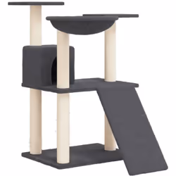 Gardez vos adorables chats amusés sans fin avec cet arbre à chat tout-en-un ! Tour à chat tout-en-un : le mobilier pour chats ...