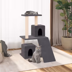 Gardez vos adorables chats amusés sans fin avec cet arbre à chat tout-en-un ! Tour à chat tout-en-un : le mobilier pour chats ...