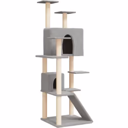 Gardez vos adorables chats amusés sans fin avec cet arbre à chat tout-en-un ! Tour à chat tout-en-un : le mobilier pour chats ...
