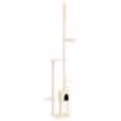 vidaXL Arbre à chat du sol au plafond Crème 258,5-284,5 cm