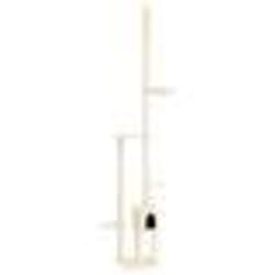 vidaXL Arbre à chat du sol au plafond Crème 258,5-284,5 cm