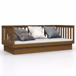 VidaXL 821567, lit sofa, Marron, Bois de pin, 2075 mm, 970 mm, 760 mm