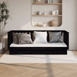 Ce lit de jour polyvalent en bois peut être utilisé comme un lit dans la chambre à coucher et est également idéal comme un ca ...