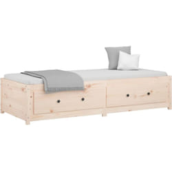 Vidaxl - Lit de jour 75x190 cm Petit simple Bois de pin massif