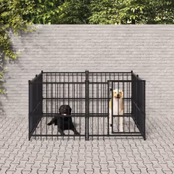 Offrez de la sécurité et du confort à votre chiot avec ce chenil. Cage pour chien tout-en-un : le chenil polyvalent offre de ...