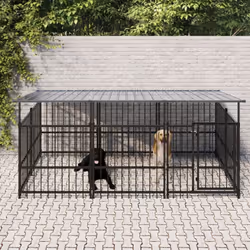 Offrez de la sécurité et du confort à votre chiot avec ce chenil. Cage pour chien tout-en-un : le chenil polyvalent offre de  ...