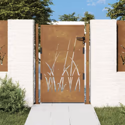 Ce portail de jardin, offrant une combinaison parfaite de résistance et de élégance, constitue un point d'entrée idéal pour l ...