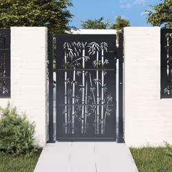 Ce portail de jardin, offrant une combinaison parfaite de résistance et de élégance, constitue un point d'entrée idéal pour l ...