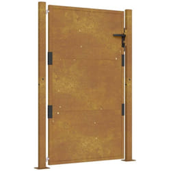 Vidaxl - Portail de jardin 105x130 cm acier corten