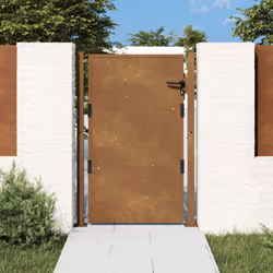 Ce portail de jardin, offrant une combinaison parfaite de résistance et de élégance, constitue un point d'entrée idéal pour l ...