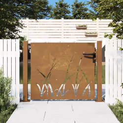 Ce portail de jardin, offrant une combinaison parfaite de résistance et de élégance, constitue un point d'entrée idéal pour l ...