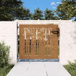 Ce portail de jardin, offrant une combinaison parfaite de résistance et de élégance, constitue un point d'entrée idéal pour l ...