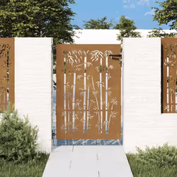 Ce portail de jardin, offrant une combinaison parfaite de résistance et de élégance, constitue un point d'entrée idéal pour l ...
