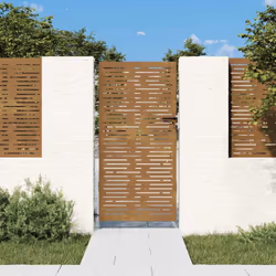 Ce portail de jardin, offrant une combinaison parfaite de résistance et de élégance, constitue un point d'entrée idéal pour l ...