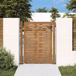 Ce portail de jardin, offrant une combinaison parfaite de résistance et de élégance, constitue un point d'entrée idéal pour l ...