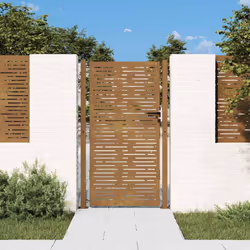 Ce portail de jardin, offrant une combinaison parfaite de résistance et de élégance, constitue un point d'entrée idéal pour l ...