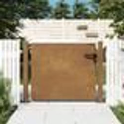 vidaXL Portail de jardin 105x105 cm acier corten
