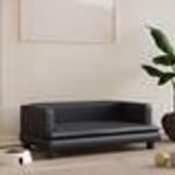 vidaXL Lit pour chien marron 80x45x30 cm similicuir