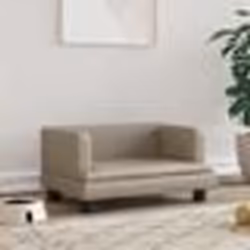 vidaXL Lit pour chien cappuccino 60x40x30 cm similicuir