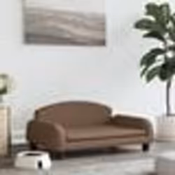 vidaXL Lit pour chien marron 70x45x30 cm tissu