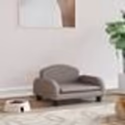 vidaXL Lit pour chien taupe 50x40x30 cm tissu
