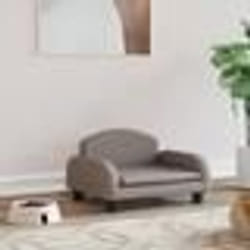 vidaXL Lit pour chien taupe 50x40x30 cm tissu