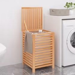 Ce panier à linge en bois vous offre une solution plus pratique pour ranger votre linge sale et avoir une maison bien rangée. ...