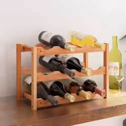 Accentuez votre bar à domicile avec le classique casier à vin en bois, et vous en tomberez certainement amoureux ! Bois de no ...
