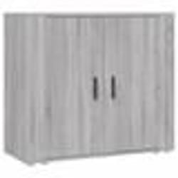 vidaXL Buffet Sonoma gris 80x33x70 cm Bois d'ingénierie