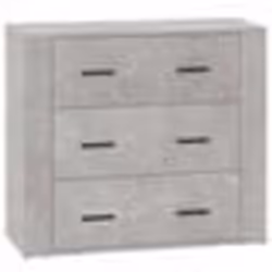 vidaXL Buffet Gris béton 80x33x70 cm Bois d'ingénierie