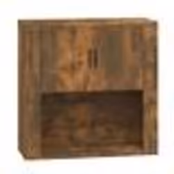 vidaXL Armoire murale Chêne fumé 80x33x80 cm Bois d'ingénierie