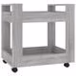 vidaXL Chariot de bureau Sonoma gris 60x45x60 cm Bois d'ingénierie