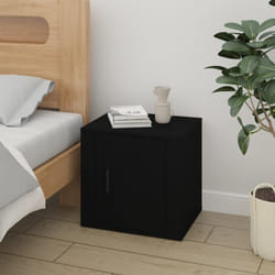 Vidaxl - Table de chevet Noir 50x39x47 cm
