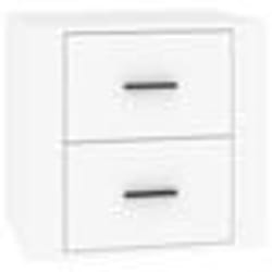 vidaXL Table de chevet Blanc 50x39x47 cm