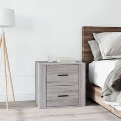 Vidaxl - Table de chevet Sonoma gris 50x39x47 cm