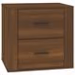 vidaXL Table de chevet Chêne marron 50x39x47 cm