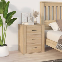 Vidaxl - Table de chevet Chêne sonoma 50x36x60 cm Bois d'ingénierie