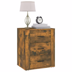 VidaXL 816717 Table de nuit et table de chevet Chêne - Vue supplémentaire 4