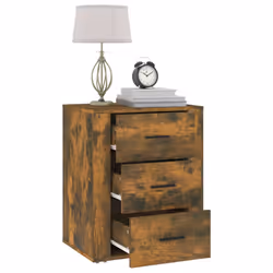 VidaXL 816717 Table de nuit et table de chevet Chêne - Vue supplémentaire 5
