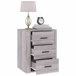 VidaXL 816718 Table de nuit et table de chevet Chêne - Vue supplémentaire 5