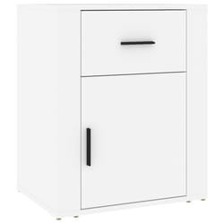VidaXL 816720 Table de nuit et table de chevet Blanc