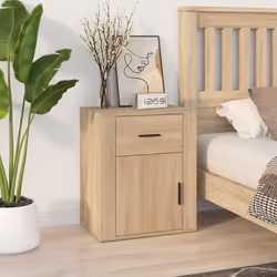 vidaXL Table de chevet Chêne sonoma 50x36x60 cm Bois d'ingénierie