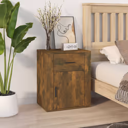 VidaXL 816725 Table de nuit et table de chevet Chêne - Vue supplémentaire 2