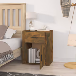 VidaXL 816725 Table de nuit et table de chevet Chêne - Vue supplémentaire 3
