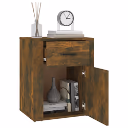 VidaXL 816725 Table de nuit et table de chevet Chêne - Vue supplémentaire 5